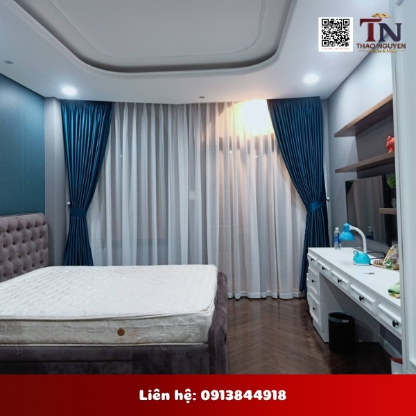 Thi công lắp đặt rèm cửa công trình nhà phố