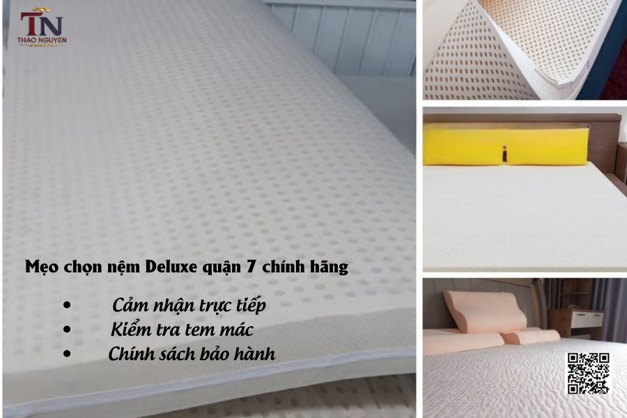 Cùng Nội Thất Thảo Nguyên Phân Biệt Nệm Deluxe Kém Chất Lượng, Chính Hãng