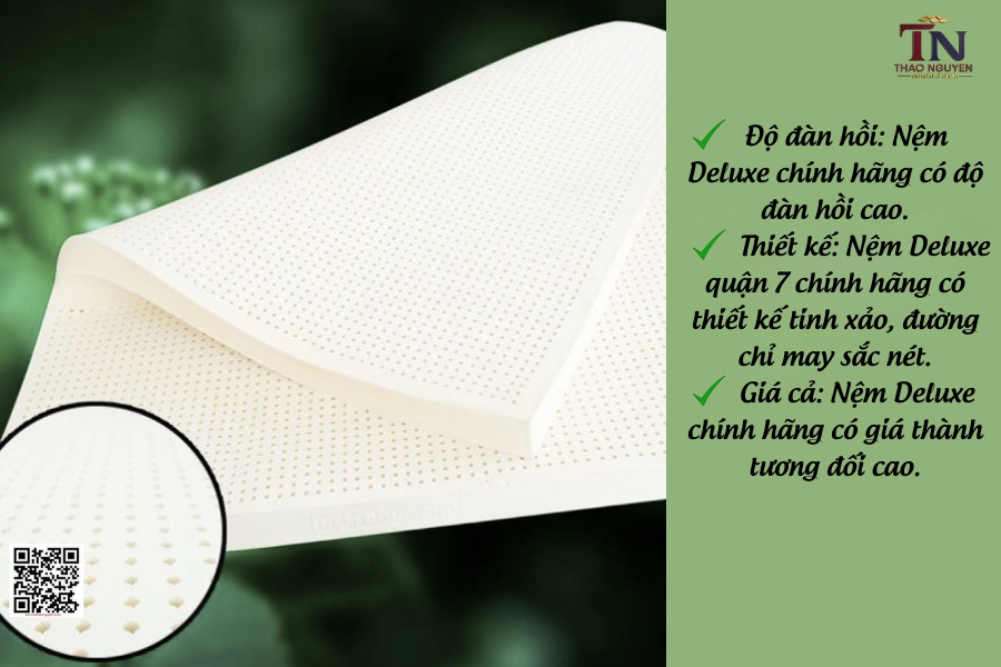 Cùng Nội Thất Thảo Nguyên Phân Biệt Nệm Deluxe Kém Chất Lượng, Chính Hãng
