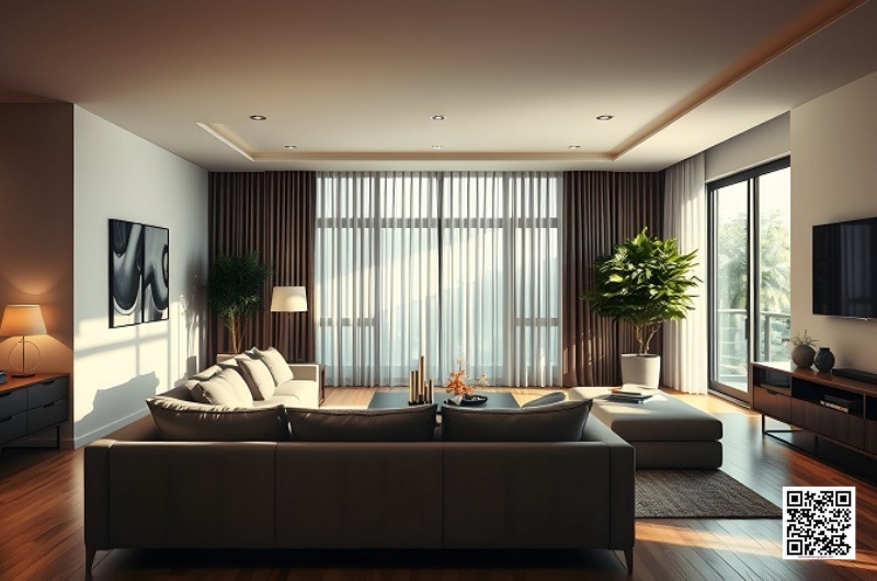 Rèm cửa chung cư, nét đẹp hoàn thiện cho tổ ấm gia đình