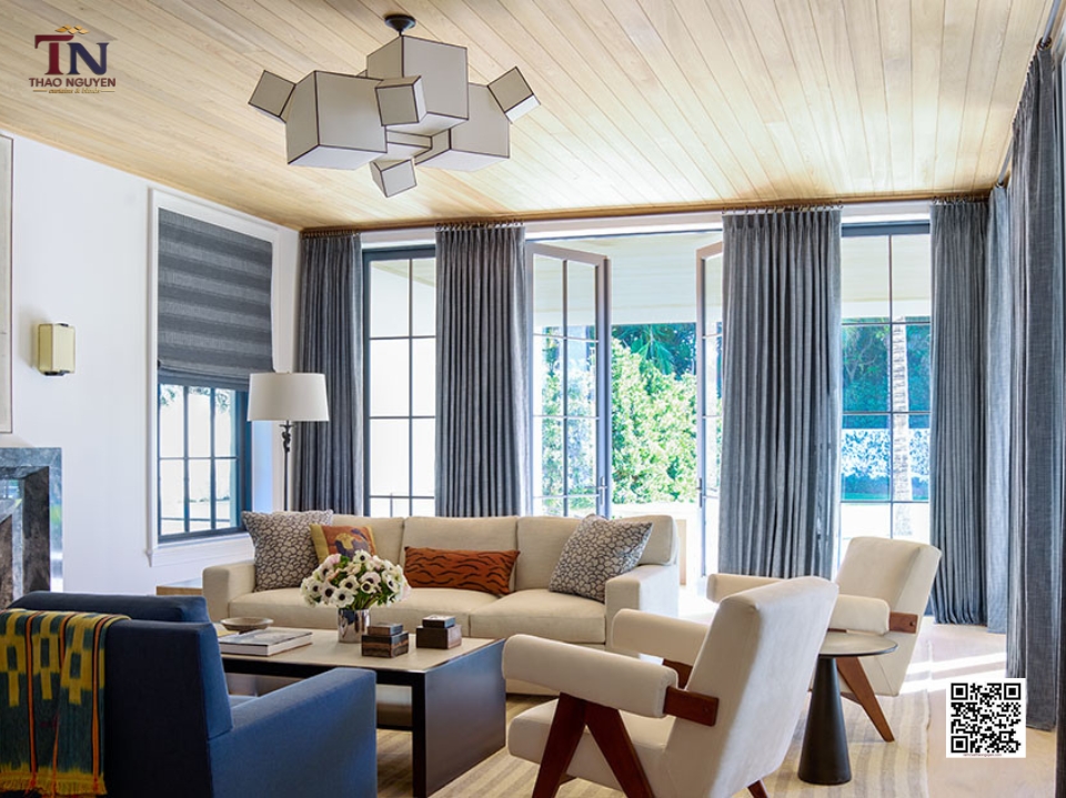 Rèm Cửa Phòng Khách Cao Cấp – Lựa Chọn Hoàn Hảo Cho Nhà Phố & Chung Cư