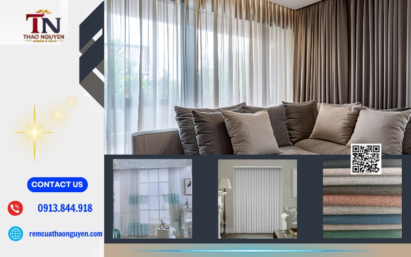 Rèm cửa quận 7 - Rèm cửa Thảo Nguyên, giao hàng và lắp đặt nhanh chóng