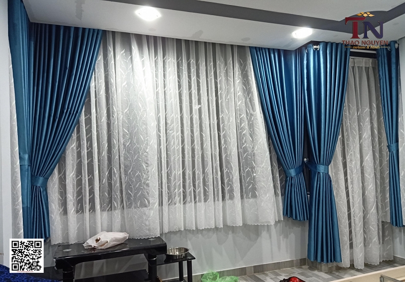 Rèm cửa Thảo Nguyên - Đơn Vị Thi Công Rèm Cửa Phòng Khách Chuẩn Phong Thủy