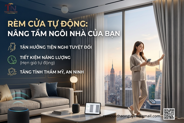 Nhà Thông Minh Không Thể Thiếu Rèm Cửa Tự Động: Tiện Nghi Trong Tầm Tay