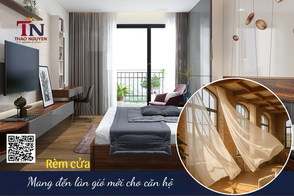 Những mẫu rèm cửa căn hộ siêu xinh và sang trọng tại TP.HCM