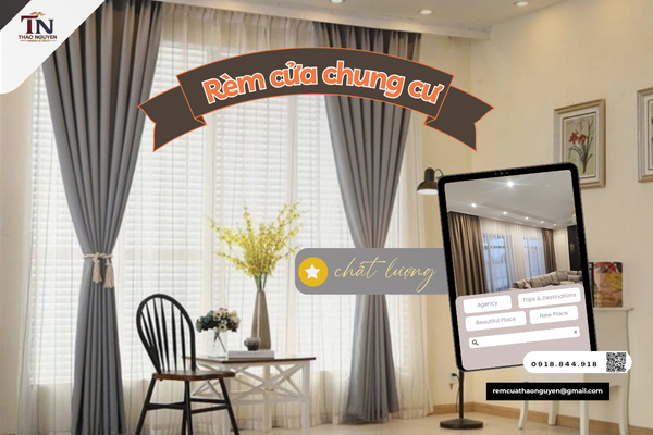 Rèm Cửa Chung Cư Hiện Đại, Chất Lượng Cao Cấp, Chống Nắng Tốt Tại Thảo Nguyên