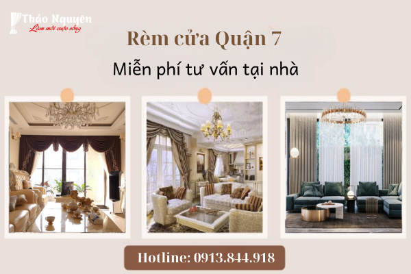 Rèm cửa quận 7 - Rèm cửa Thảo Nguyên đơn vị thi công lắp đặt rèm cửa tại nhà