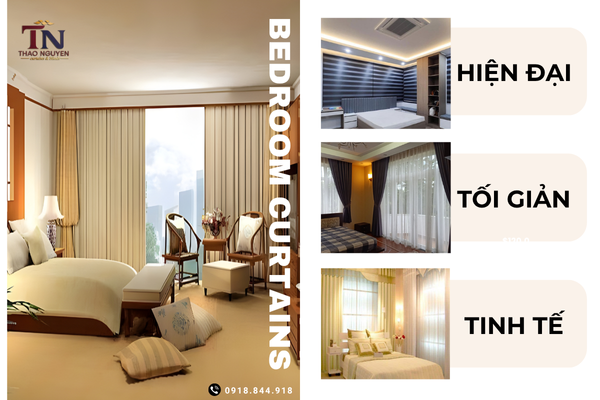 Top 10 Mẫu Rèm Cửa Phòng Ngủ Đẹp, Phối Màu Rèm Cửa Theo Xu Hướng 2025