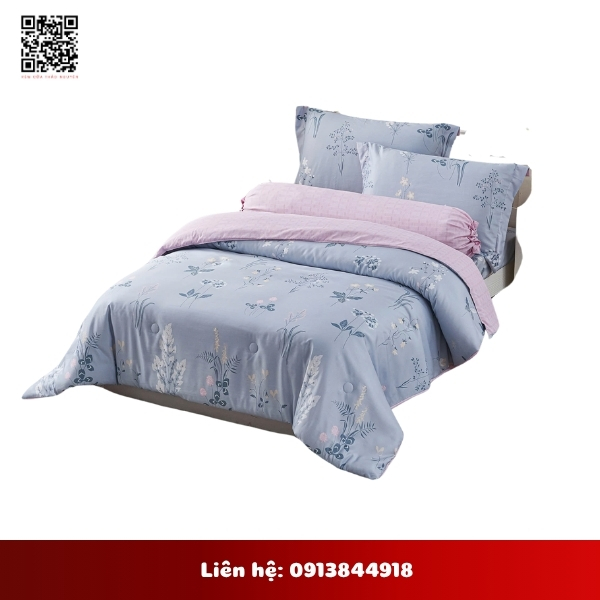 Ga trải nệm màu xanh lam