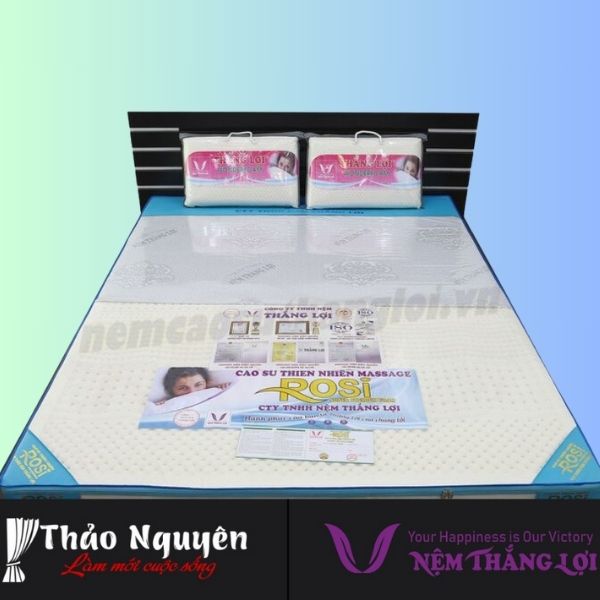 NỆM CAO SU THIÊN NHIÊN MASSAGE ROSI THẮNG LỢI 