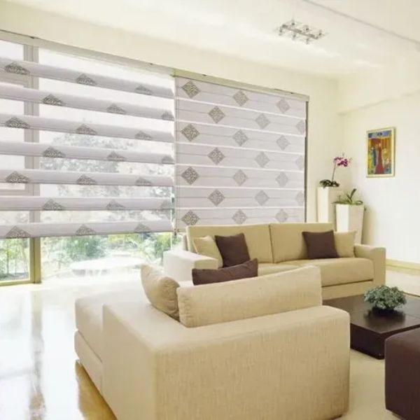 Rèm Cầu Vồng Hoa Văn – Mẫu Elegance Pearl