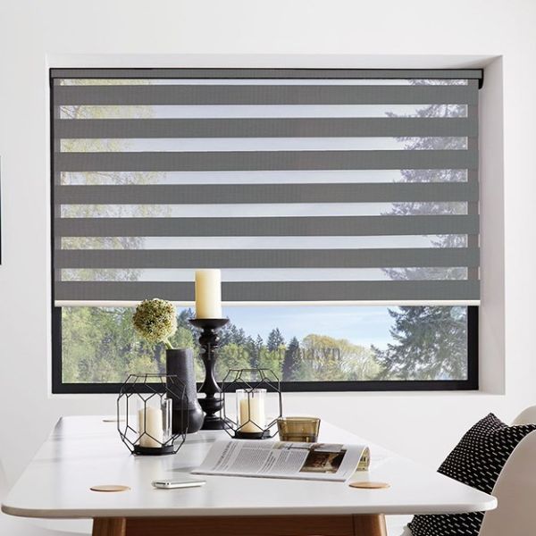 Rèm Cầu Vồng Màu Xám Tro – Mẫu Urban Grey