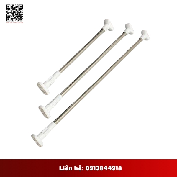 Thanh treo rèm cửa màu trắng